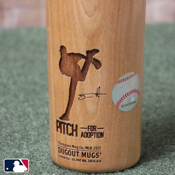 Boston Red Sox Tanner Houck's Pitch for Adoption | Cheers for Charity | Dugout Mug®  | Baseball Bat Mug