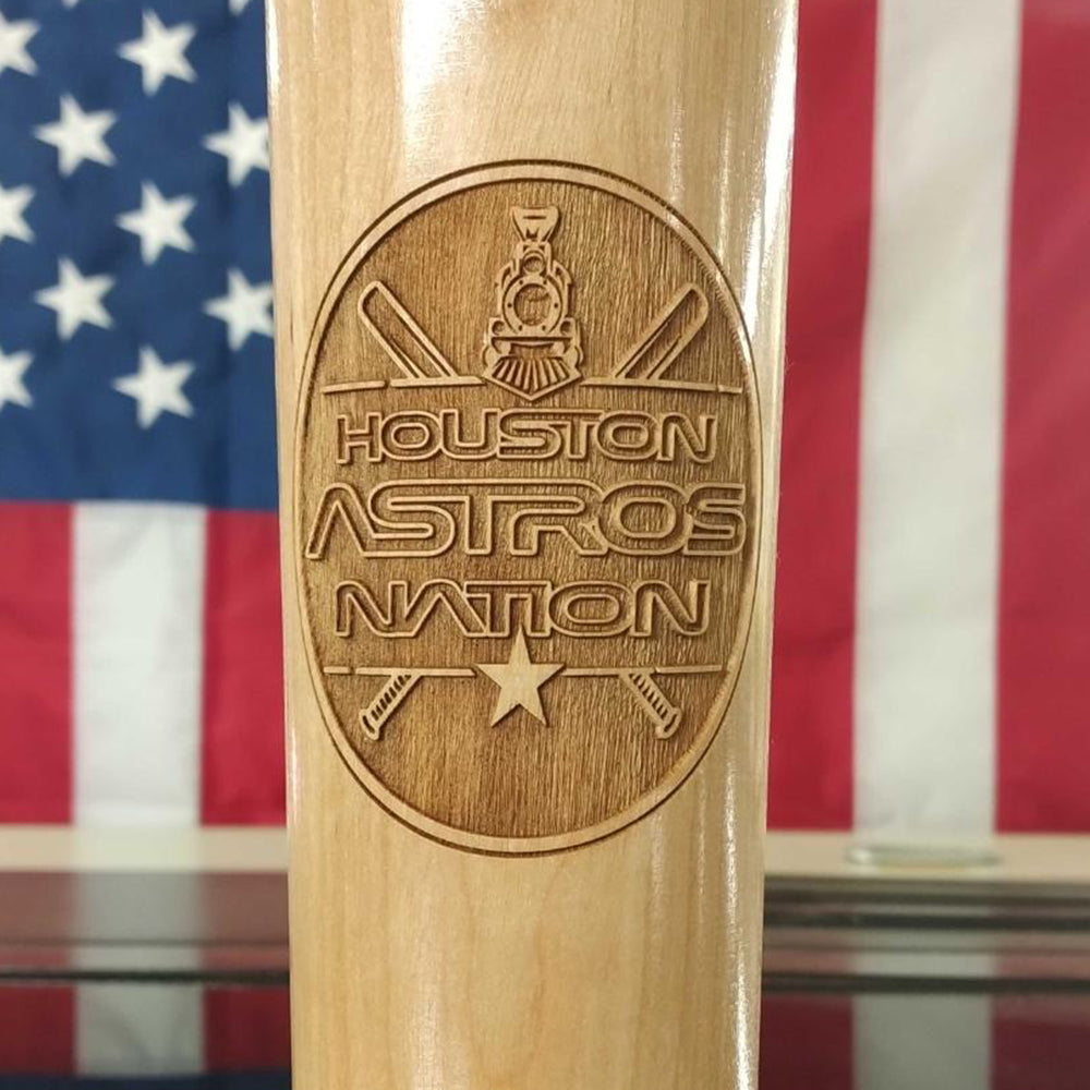 Houston Astro's Nation Wood and Metal Dugout Mugs® Baseball Bat Mugs