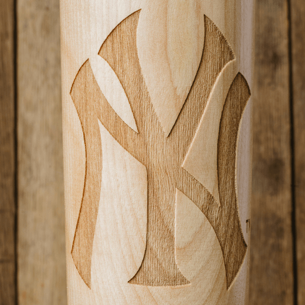 baseball bat mug New York Yankees NY close up