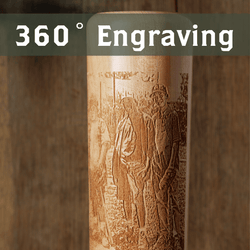 Baseball bat mug Sandlot 360 Engraving