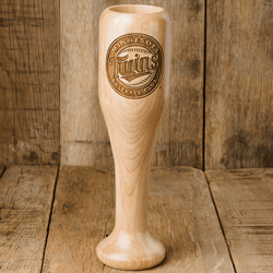 baseball bat wine glass Minnesota Twins