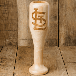 baseball bat wine glass St.Louis Cardinals STL