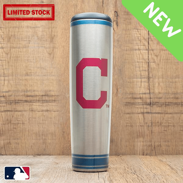 cleveland indians metal bat mug