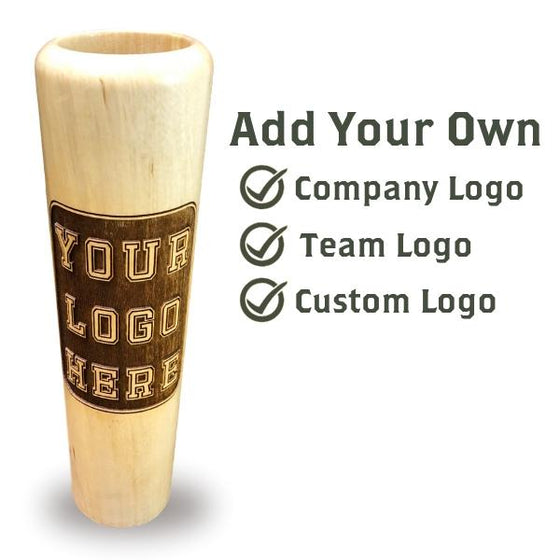 DUGOUT MUGS: Wined Up - Mini Baseball Bat Wine Glass - 6 oz.  (3x3x10 inches) - Double Sealed, Solid Wood - For Hot and Cold Drinks -  Proudly Made in