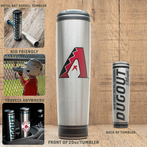 Seattle Mariners Metal Dugout Mug | Stainless Steel Baseball Bat Mug