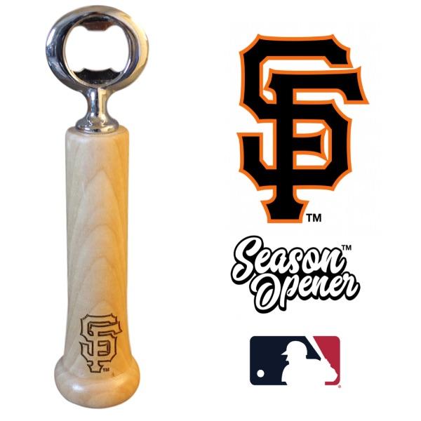 San Francisco Giants Bat Handle Bottle Opener Baseball Gift