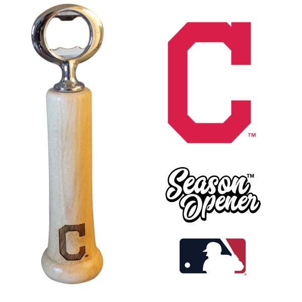Cleveland Indians Bat Handle Bottle Opener Baseball Gift