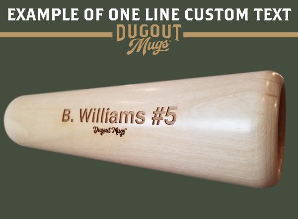 personalize bat mug baseball gift