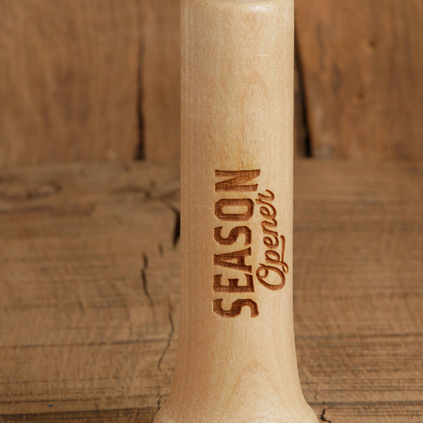 Season Opener™ Logo - Baseball Bat Handle Bottle Opener