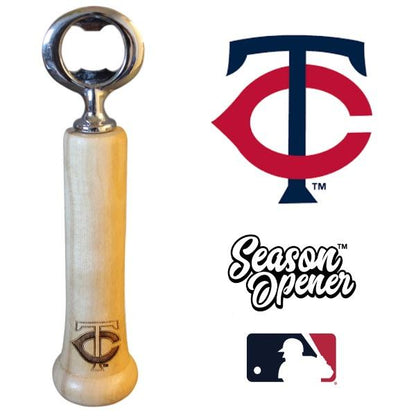 Minnesota Twins Bat Handle Bottle Opener Baseball Gift