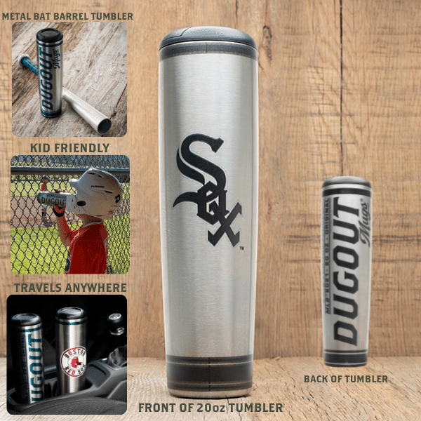 MLB Teams Metal Dugout Mug | Stainless Steel Bat Mug